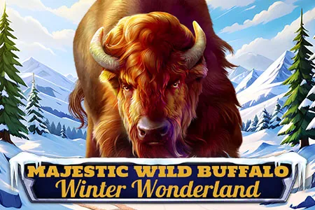Majestic Wild Buffalo - Winter Wonderland